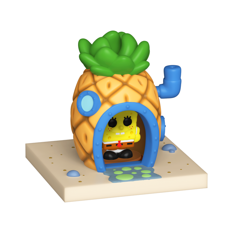 SpongeBob Squarepants with Pineapple Home Funko Bitty Pop! Towns Vinyl Figure