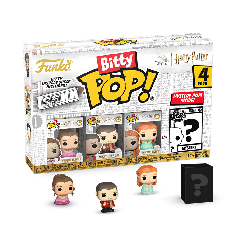 Hermione (Yule Ball) 4pk Harry Potter Funko Bitty Pop! Vinyl Figures