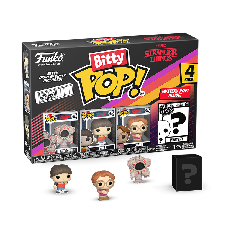 Demogorgon 4pk Stranger Things Funko Bitty Pop! Vinyl Figures