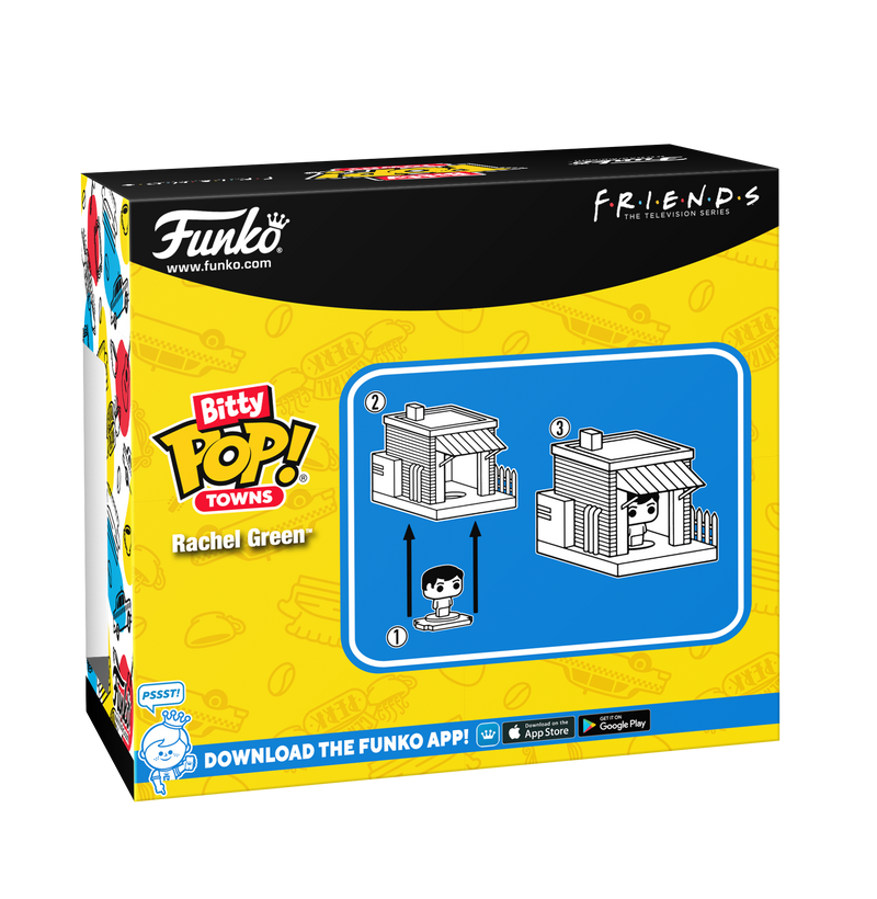 Rachel with Central Perks Friends Funko Bitty Pop! Towns Vinyl Figure