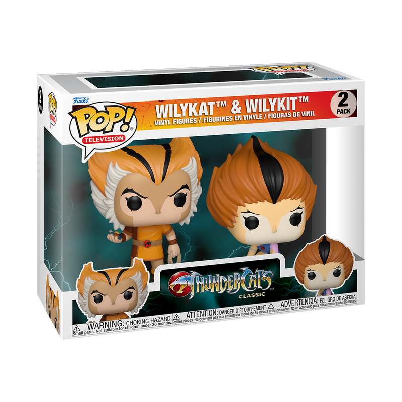 Wilykat & Wilykit 2pk Thundercats Funko Pop! Animation Vinyl Figure