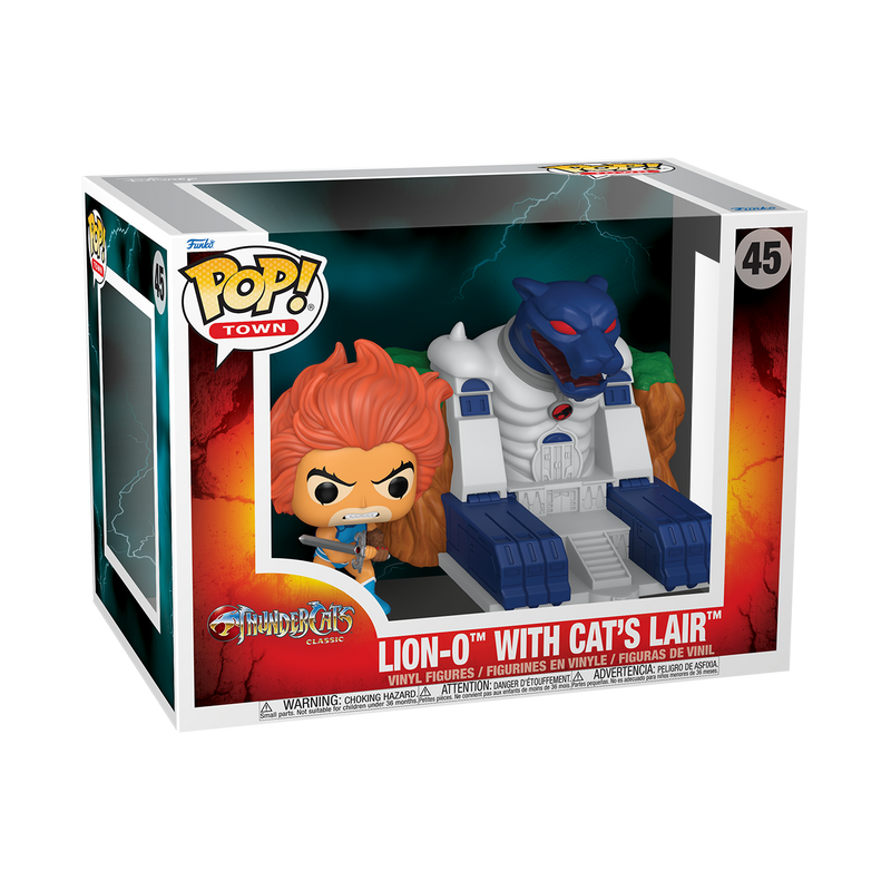 Lion-O with Cat's Lair Thundercats Funko Pop! Towns Vinyl Figure