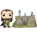 Elrond with Rivendell Lord of the Rings Funko Pop! Towns Vinyl Figure