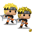 Naruto Uzumaki (with Shuriken) Naruto Funko Pop! Anime Vinyl Figure Common + Chase Bundle