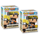 Naruto Uzumaki (with Shuriken) Naruto Funko Pop! Anime Vinyl Figure Common + Chase Bundle