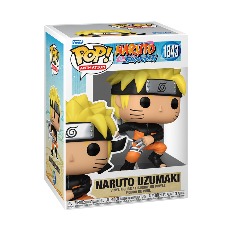 Naruto Uzumaki (with Shuriken) Naruto Funko Pop! Anime Vinyl Figure Common + Chase Bundle