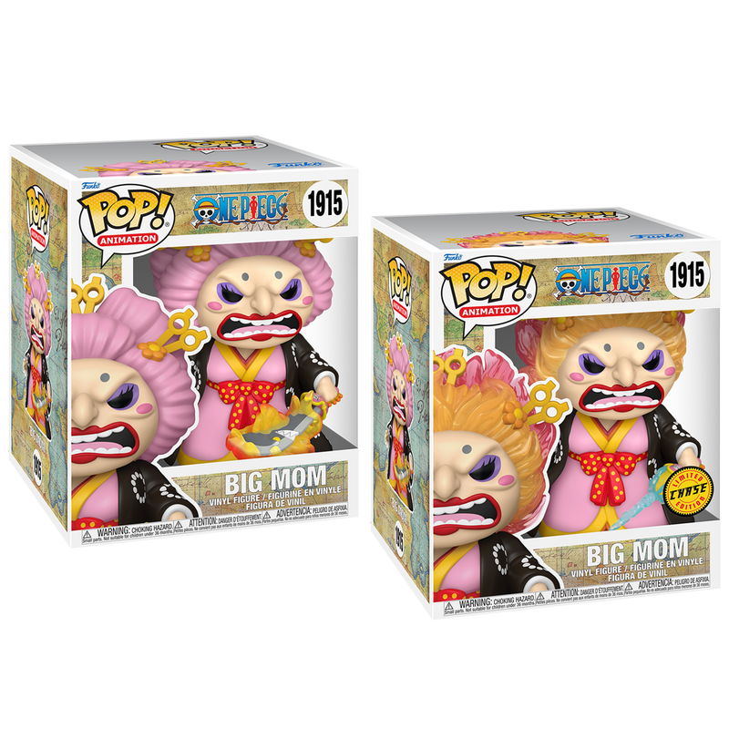 6" Big Mom (Kimono) One Piece Funko Pop! Anime Vinyl Figure Common + Chase Bundle