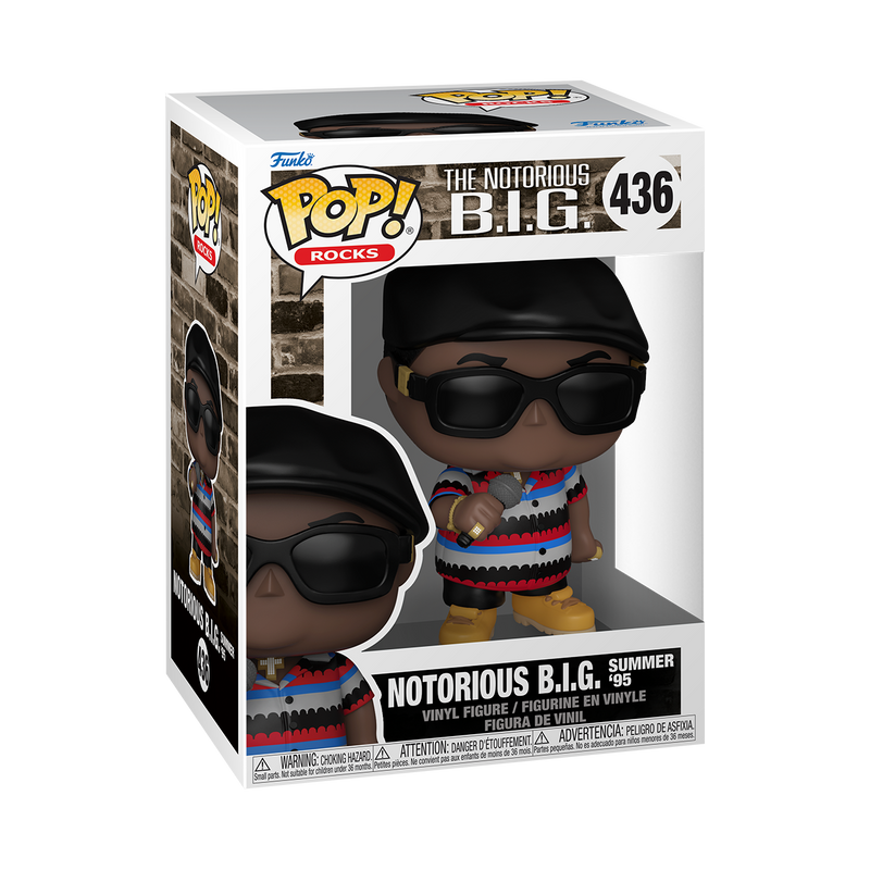 Notorious B.I.G. (Summer '95) Funko Pop! Rocks Vinyl Figure