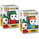 Snoopy in Coat Peanuts Funko Pop! TV Vinyl Figure Common + Chase Bundle