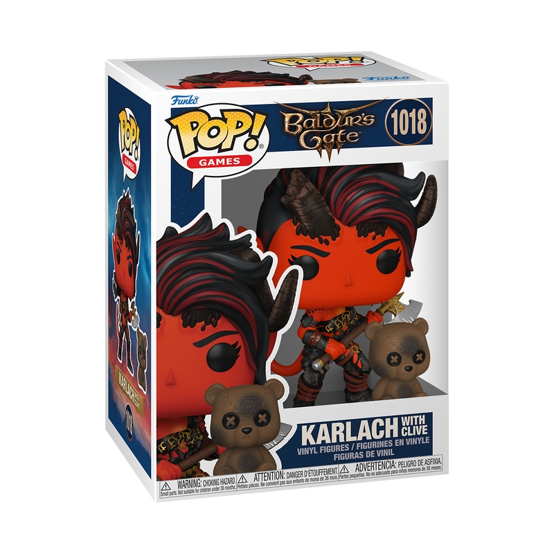 Karlach with Clive Baldur's Gate Funko Pop! Games Vinyl Figure