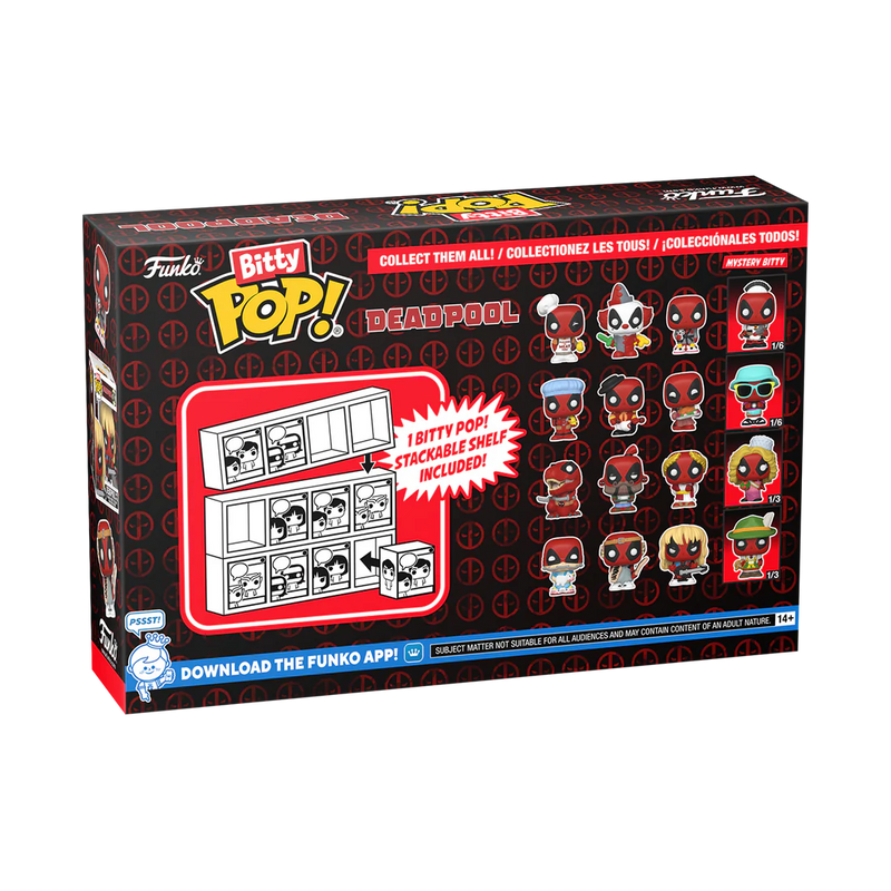 Deadpool (Backyard Griller) 4pk Deadpool Funko Bitty Pop! Vinyl Figures