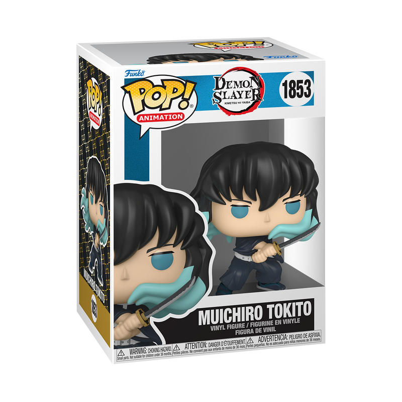 Muichiro Tokito (Attack) Demon Slayer Funko Pop! Anime Vinyl Figure Common + Chase Bundle