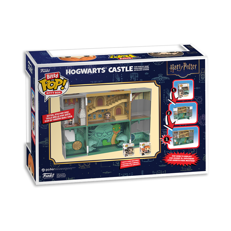 Hogwarts Castle Harry Potter Funko Bitty Pop! Box Display Set