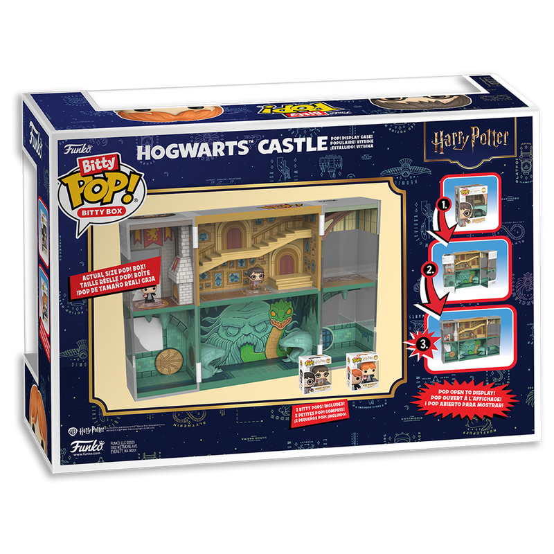 Hogwarts Castle Harry Potter Funko Bitty Pop! Box Display Set