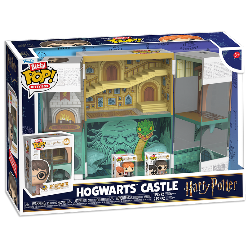 Hogwarts Castle Harry Potter Funko Bitty Pop! Box Display Set