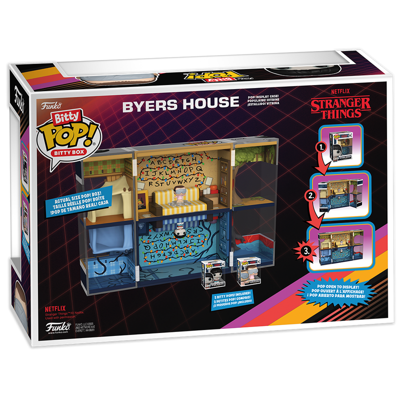 Byers House Stranger Things Funko Bitty Pop! Box Display Set