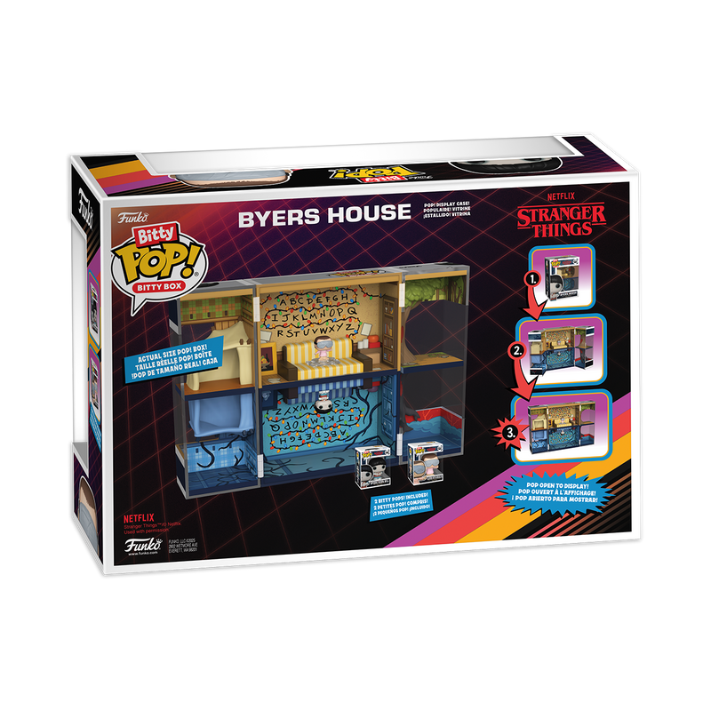 Byers House Stranger Things Funko Bitty Pop! Box Display Set