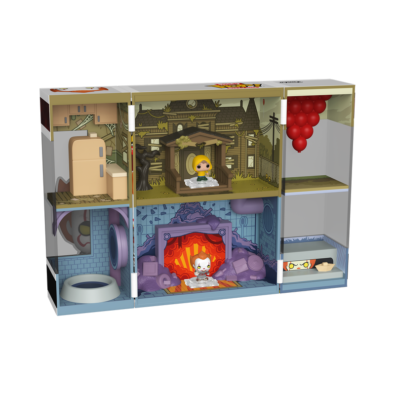 Pennywise's Lair IT Funko Bitty Pop! Box Display Set