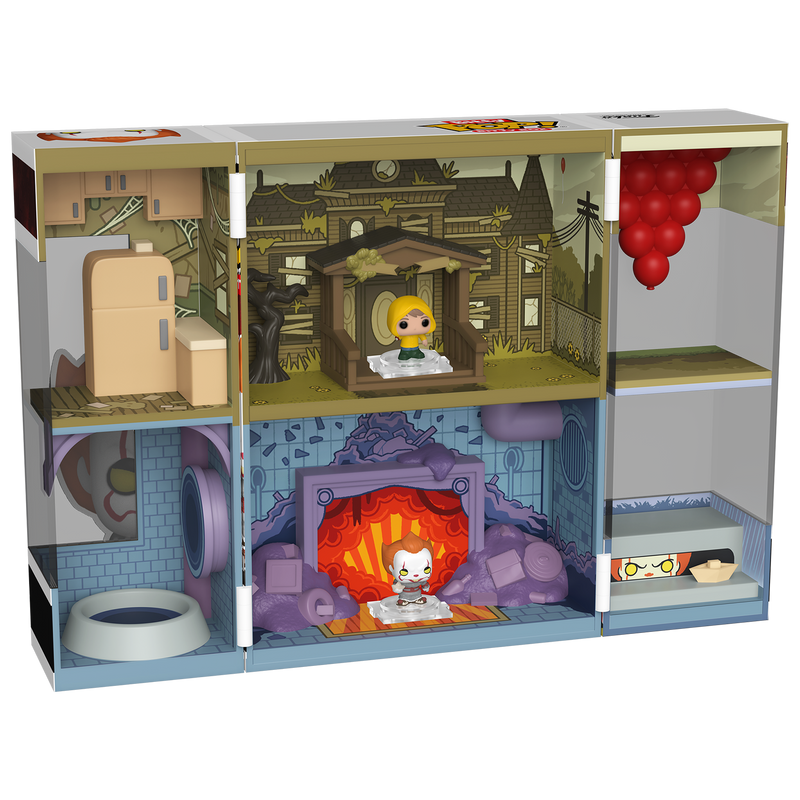 Pennywise's Lair IT Funko Bitty Pop! Box Display Set