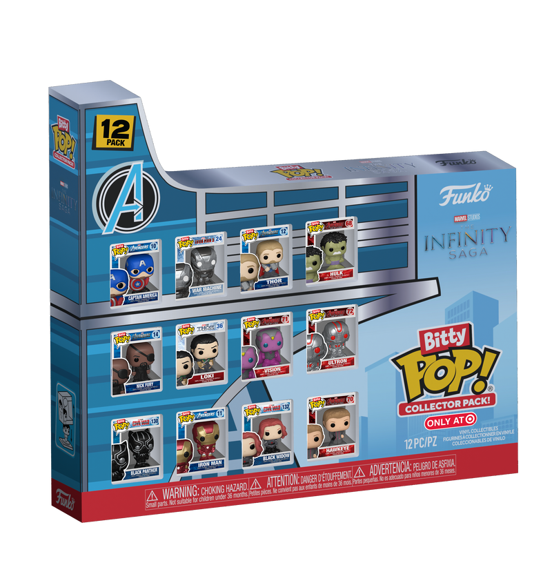 Infinity Saga 12pk Marvel Funko Bitty Pop! Vinyl Figures