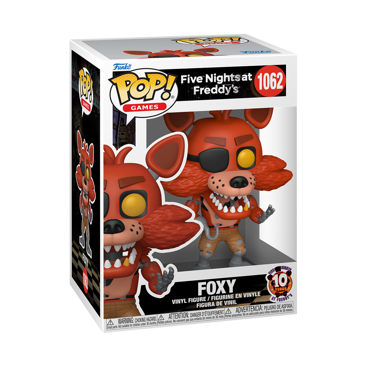 Five Nights at Freddy's 10 Years Funko Pop! Games Vinyl Figure Bundle