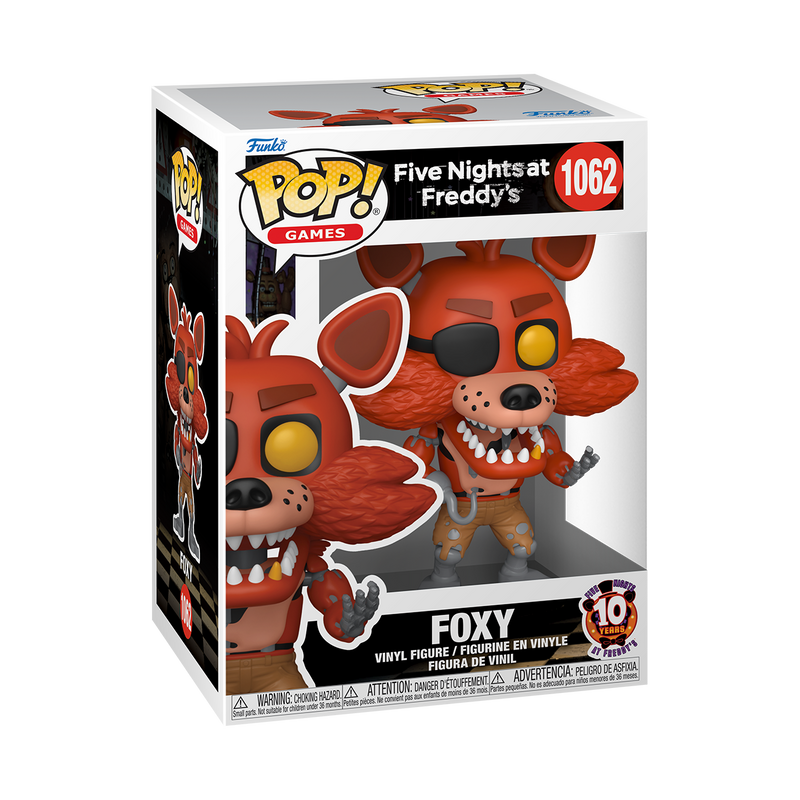 Five Nights at Freddy's 10 Years Funko Pop! Games Vinyl Figure Bundle of 4