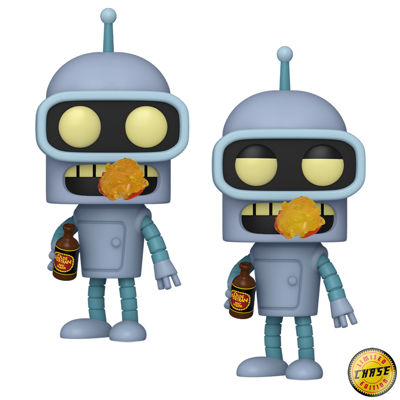 Bender Futurama Funko Pop! Animation Vinyl Figure Common + Chase Bundle