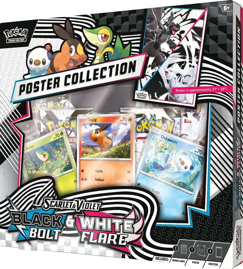 Pokémon TCG: Black Bolt & White Flare Unova Poster Collection