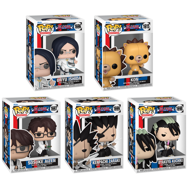 Bleach Funko Pop! Anime Vinyl Figure Bundle of 5