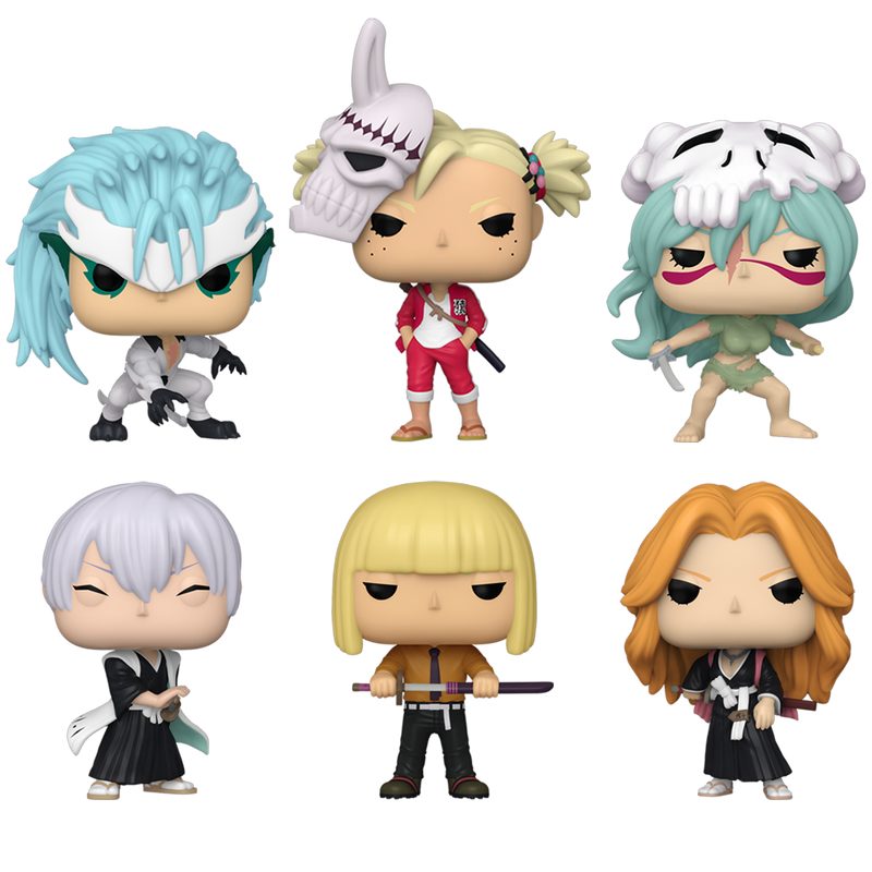 Bleach Funko Pop! Anime Vinyl Figure Bundle of 6