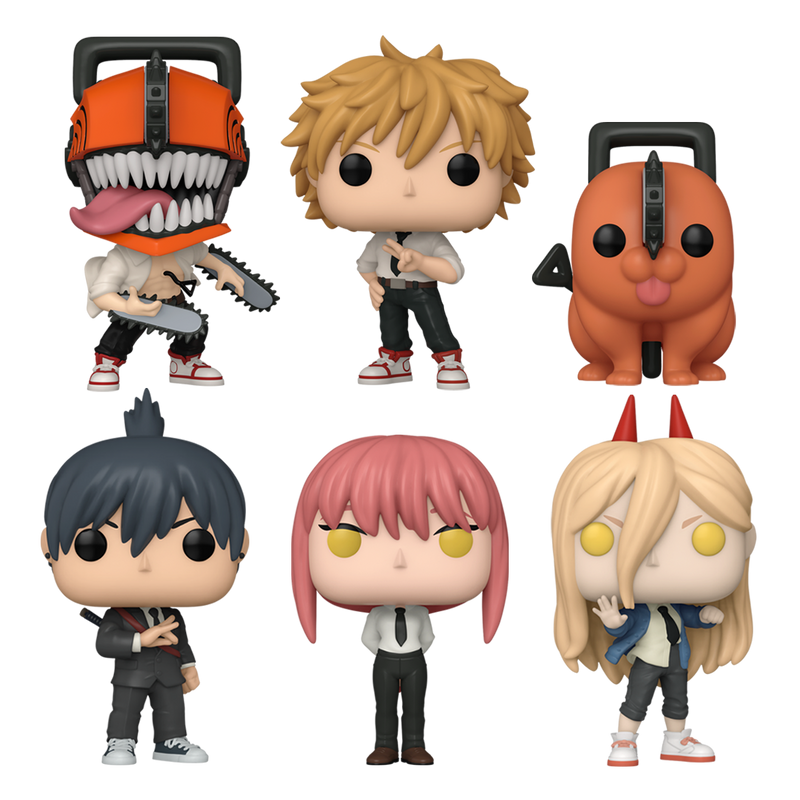 Chainsaw Man Funko Pop! Anime Vinyl Figure Bundle of 6