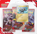 Pokémon TCG: Destined Rivals Zebstrika 3-Pack Blister Display