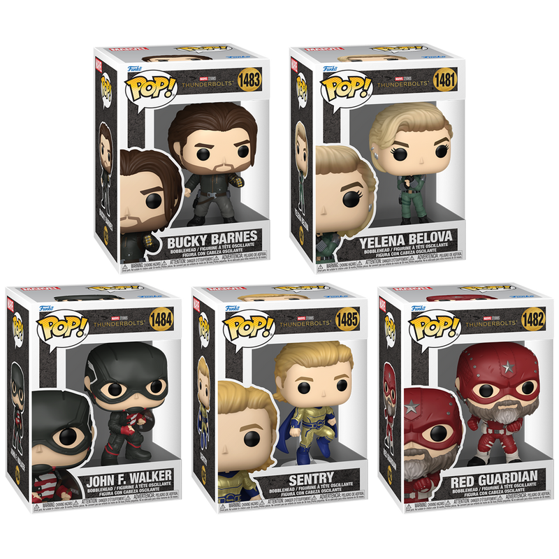 Thunderbolts Funko Pop! Marvel Vinyl Figure Bundle of 5