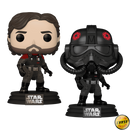 Cassian Andor (Sienar Test Pilot) Funko Pop! Star Wars Vinyl Figure Common + Chase Bundle