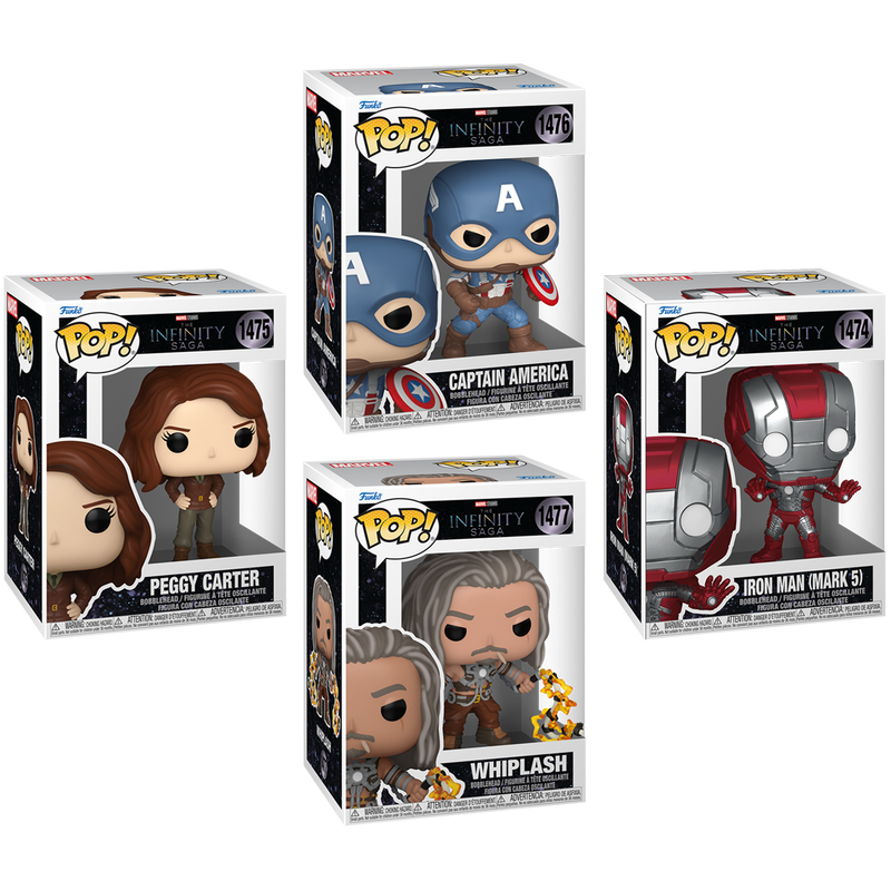 Infinity Saga Funko Pop! Marvel Vinyl Figure Bundle of 4