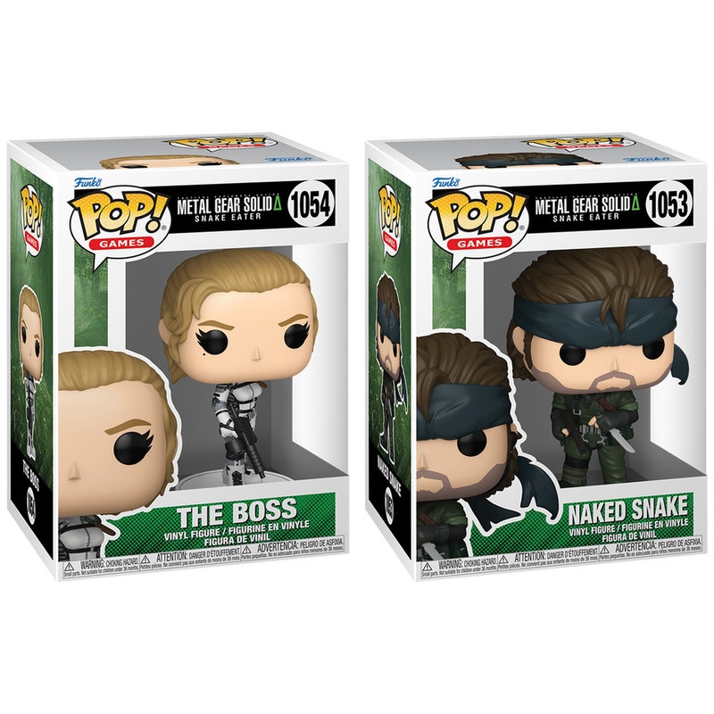 Metal Gear Solid Funko Pop! Games Vinyl Figure Bundle of 2