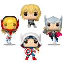 Spider-Gwen: Gwenverse Funko Pop! Marvel Vinyl Figure Bundle of 4