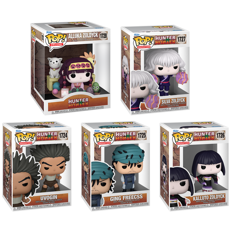 Hunter x Hunter Funko Pop! Anime Vinyl Figure Bundle of 5