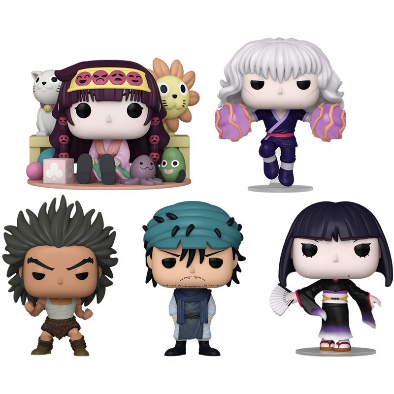 Hunter x Hunter Funko Pop! Anime Vinyl Figure Bundle of 5