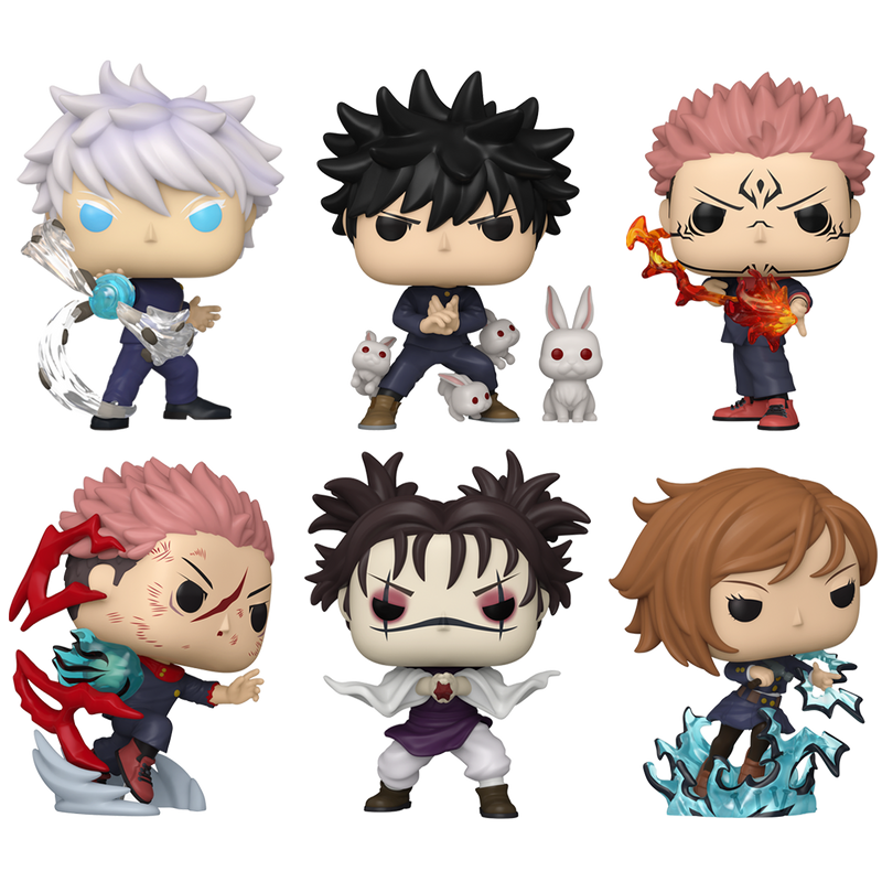 Jujutsu Kaisen Funko Pop! Anime Vinyl Figure Bundle of 6