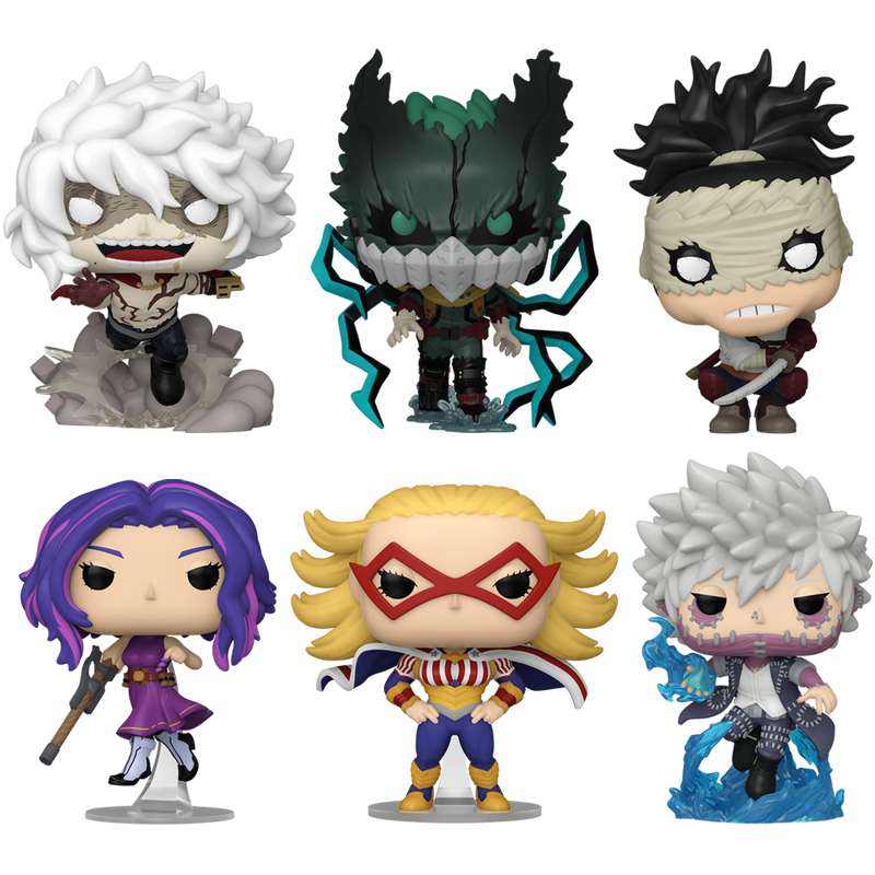 My Hero Academia Funko Pop! Anime Vinyl Figure Bundle of 6