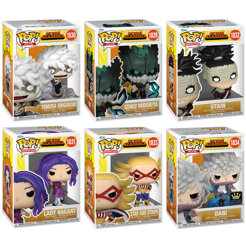 My Hero Academia Funko Pop! Anime Vinyl Figure Bundle of 6