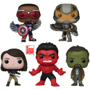 Captain America Brave New World Funko Pop! Marvel Vinyl Figure Bundle of 5