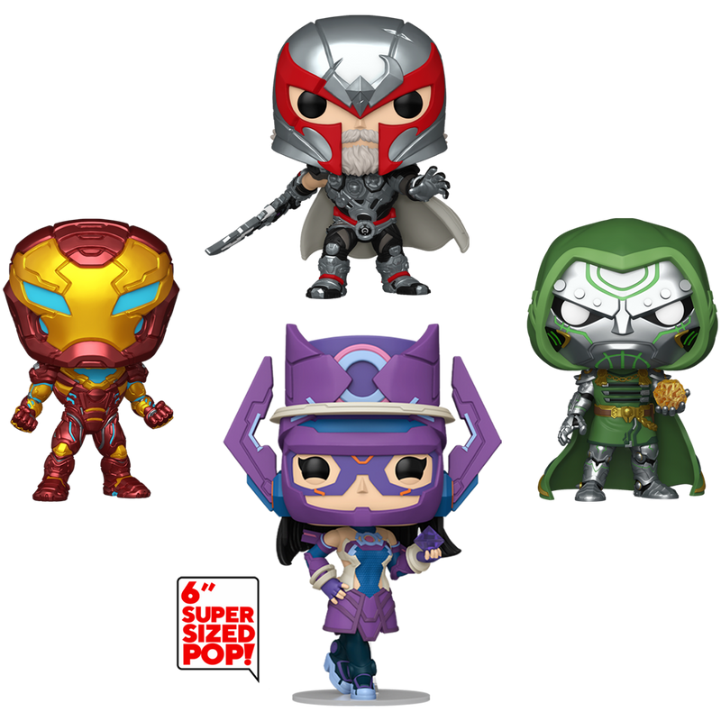 Marvel Rivals Funko Pop! Games Vinyl Figure Bundle of 4