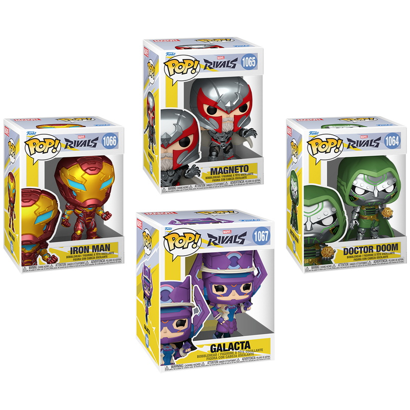 Marvel Rivals Funko Pop! Games Vinyl Figure Bundle of 4