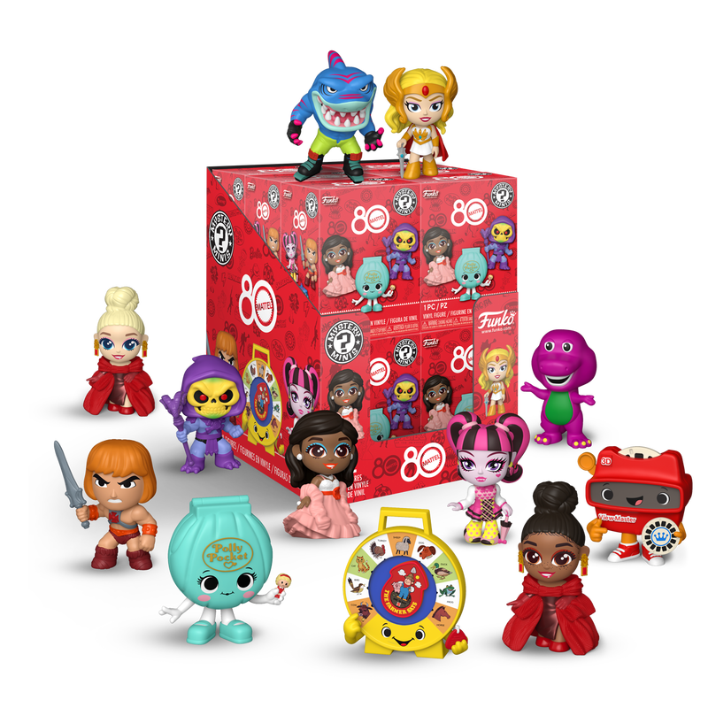 Mattel 80th Anniversary Retro Toys Funko Mystery Minis Vinyl Figure