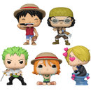 One Piece Funko Pop! Anime Vinyl Figure Bundle of 5