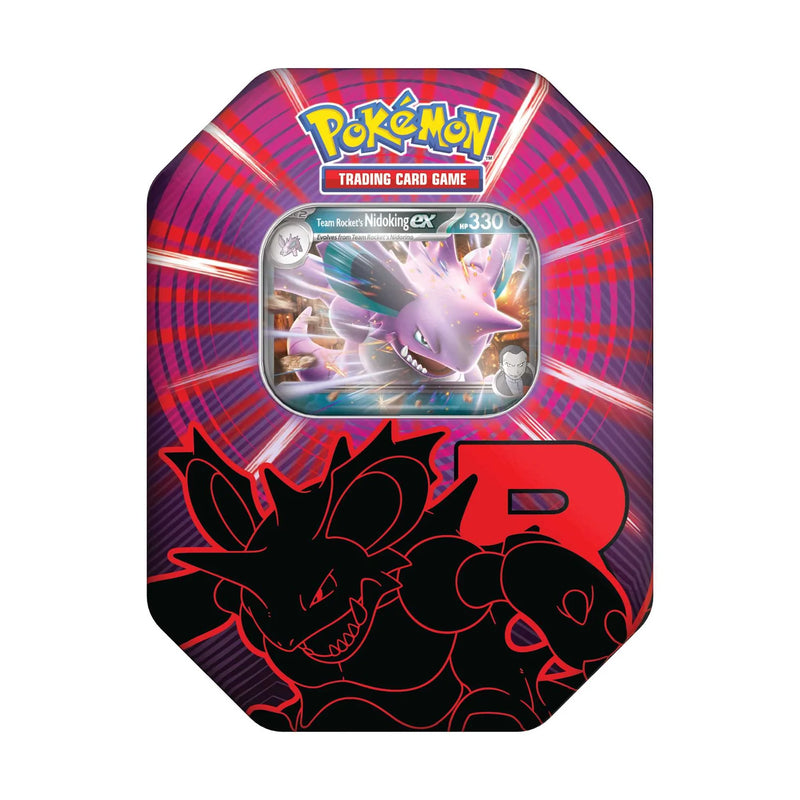 Pokémon TCG: Nidoking ex Team Rocket Tin