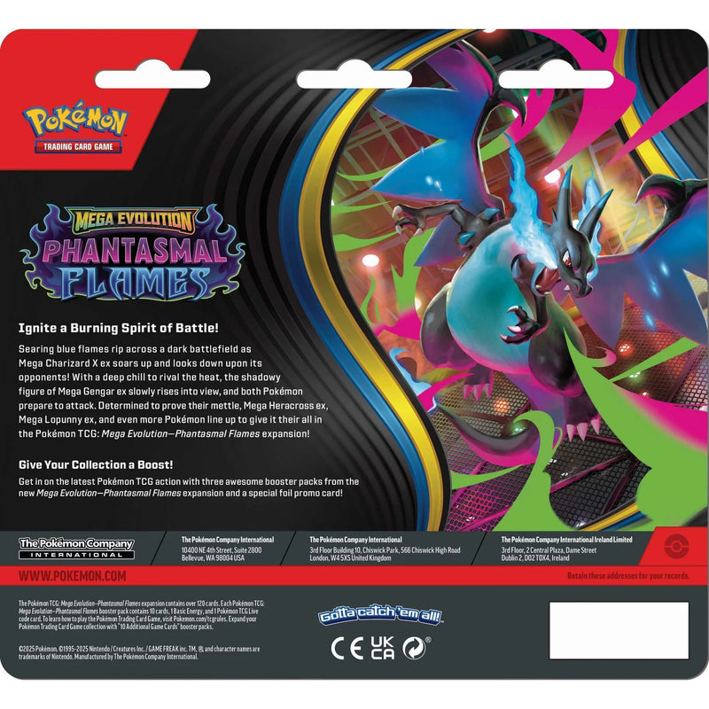 Pokémon TCG: Weavile Phantasmal Flames 3-Pack Blister