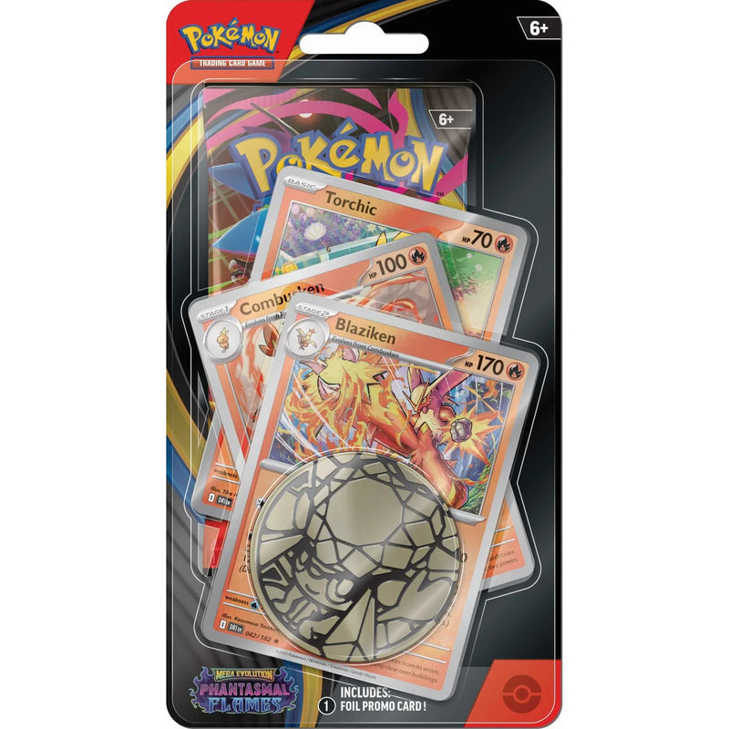 Pokémon TCG: Phantasmal Flames Blaziken Premium Checklane Blister